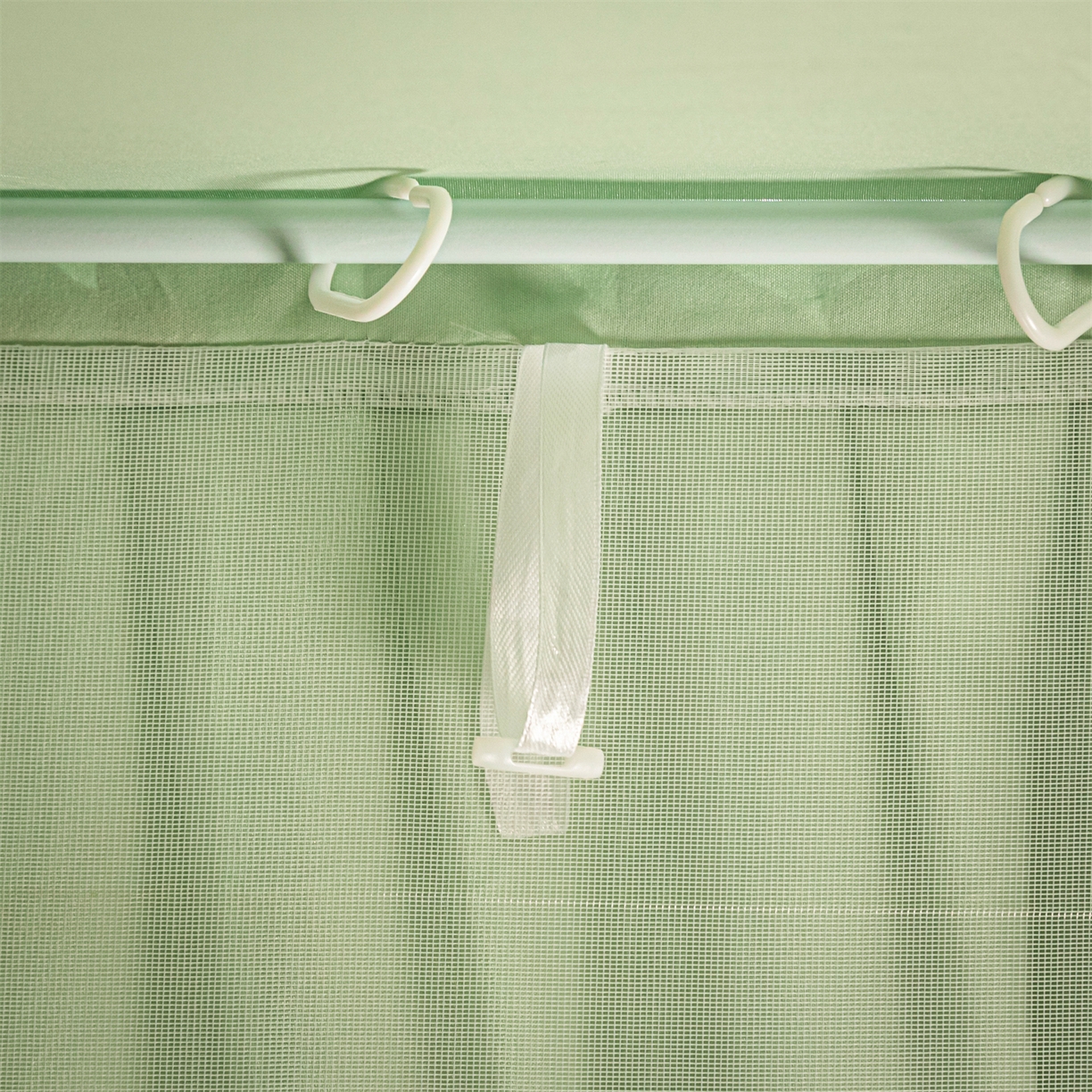 91家纺网 家纺一手货源 找家纺 飞轮海蚊帐 2025新款加厚夹棉遮光防风四季可用蚊帐冬季 保暖 床帘 芥末绿-无遮光帘