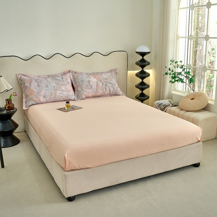 91家纺网 家纺一手货源 找家纺 三沁家居 2025新款全棉碳素磨毛数码印花四件套 夏威夷