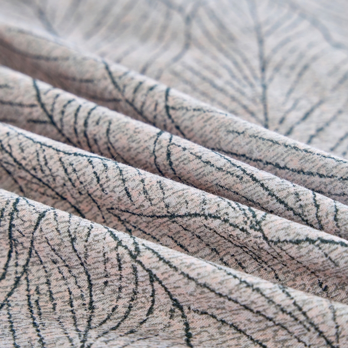 91家纺网 家纺一手货源 找家纺 三沁家居 2025新款全棉碳素磨毛数码印花四件套 伊莎莉