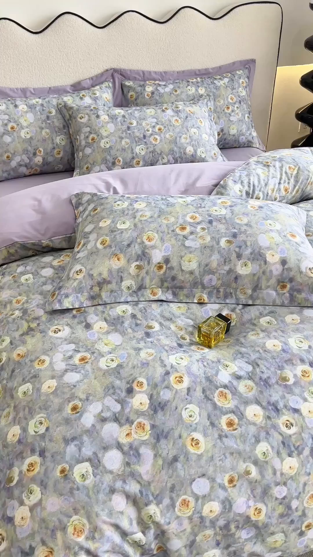 91家纺网 家纺一手货源 找家纺 （总）三沁家居 2025新款全棉碳素磨毛数码印花四件套