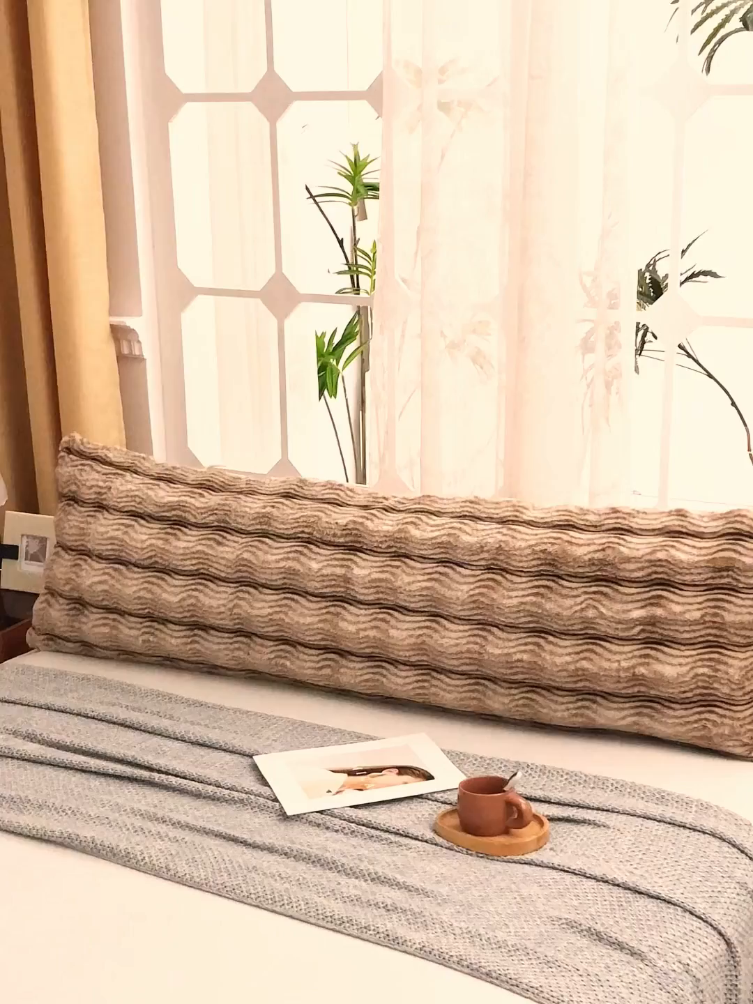 91家纺网 家纺一手货源 找家纺 （总）乐居家纺 2025新款加厚兔毛绒纯色双人枕系列