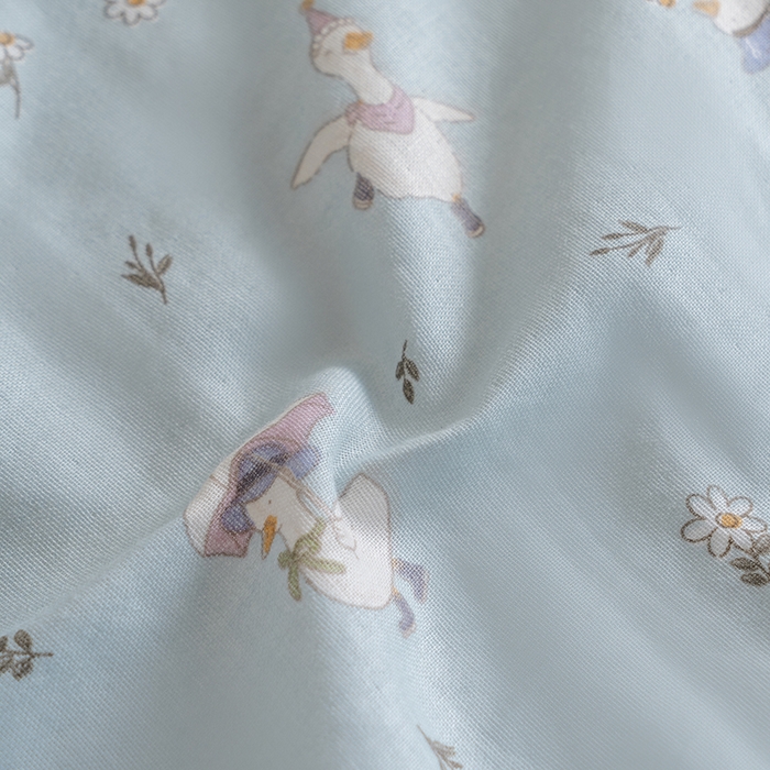 91家纺网 家纺一手货源 找家纺 昕科 2025秋冬绒豆豆-A类母婴级全棉月牙硅胶儿童枕-学生枕芯硅胶儿童枕头 月牙硅胶-花语小鸭-5cm