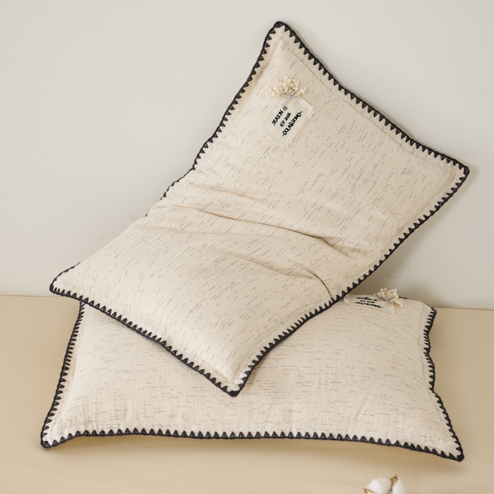 91家纺网 家纺一手货源 找家纺 昕科 2025全棉星落棉花亲子枕-全棉棉花儿童枕芯学生棉花儿童枕头枕套可拆洗花朵棉花枕 星落棉花亲子枕-成人款