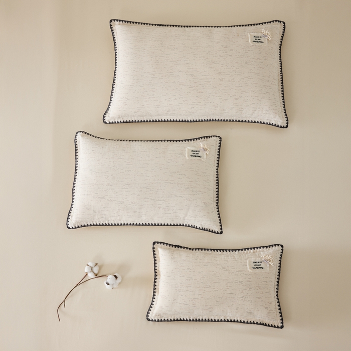 91家纺网 家纺一手货源 找家纺 昕科 2025全棉星落棉花亲子枕-全棉棉花儿童枕芯学生棉花儿童枕头枕套可拆洗花朵棉花枕 星落棉花亲子枕-成人款