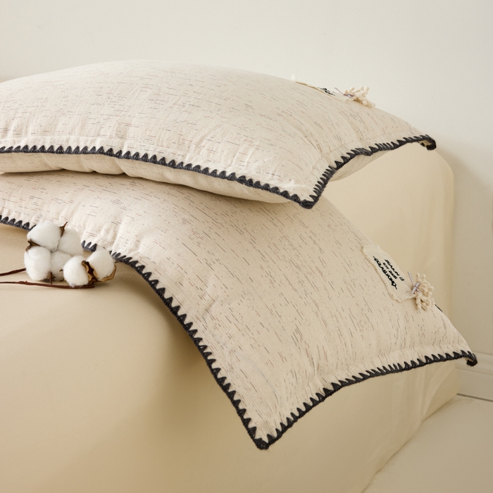 91家纺网 家纺一手货源 找家纺 （总）昕科 2025全棉星落棉花亲子枕-全棉棉花儿童枕芯学生棉花儿童枕头枕套可拆洗花朵棉花枕