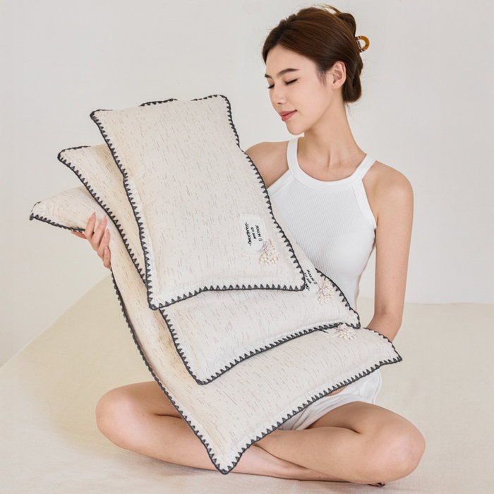 91家纺网 家纺一手货源 找家纺 （总）昕科 2025全棉星落棉花亲子枕-全棉棉花儿童枕芯学生棉花儿童枕头枕套可拆洗花朵棉花枕