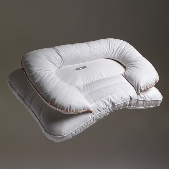 91家纺网 家纺一手货源 找家纺 （总）昕科 2025双层决明子太空枕-全棉草本决明子颈椎枕头双层不压手枕芯