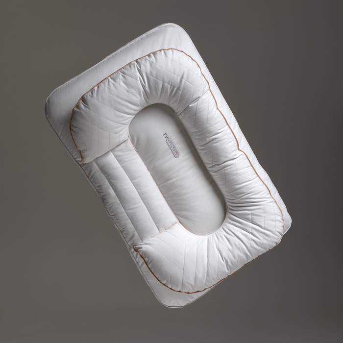 91家纺网 家纺一手货源 找家纺 （总）昕科 2025双层决明子太空枕-全棉草本决明子颈椎枕头双层不压手枕芯