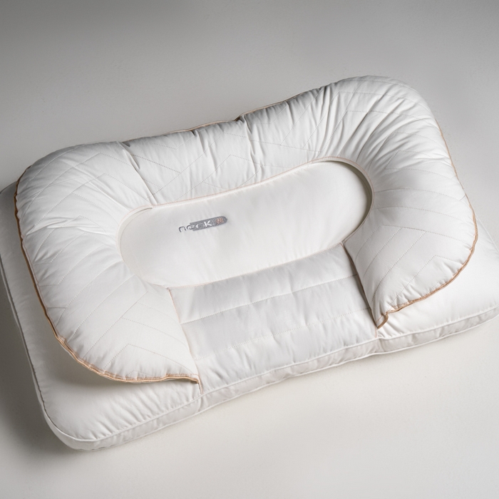 91家纺网 家纺一手货源 找家纺 （总）昕科 2025双层决明子太空枕-全棉草本决明子颈椎枕头双层不压手枕芯