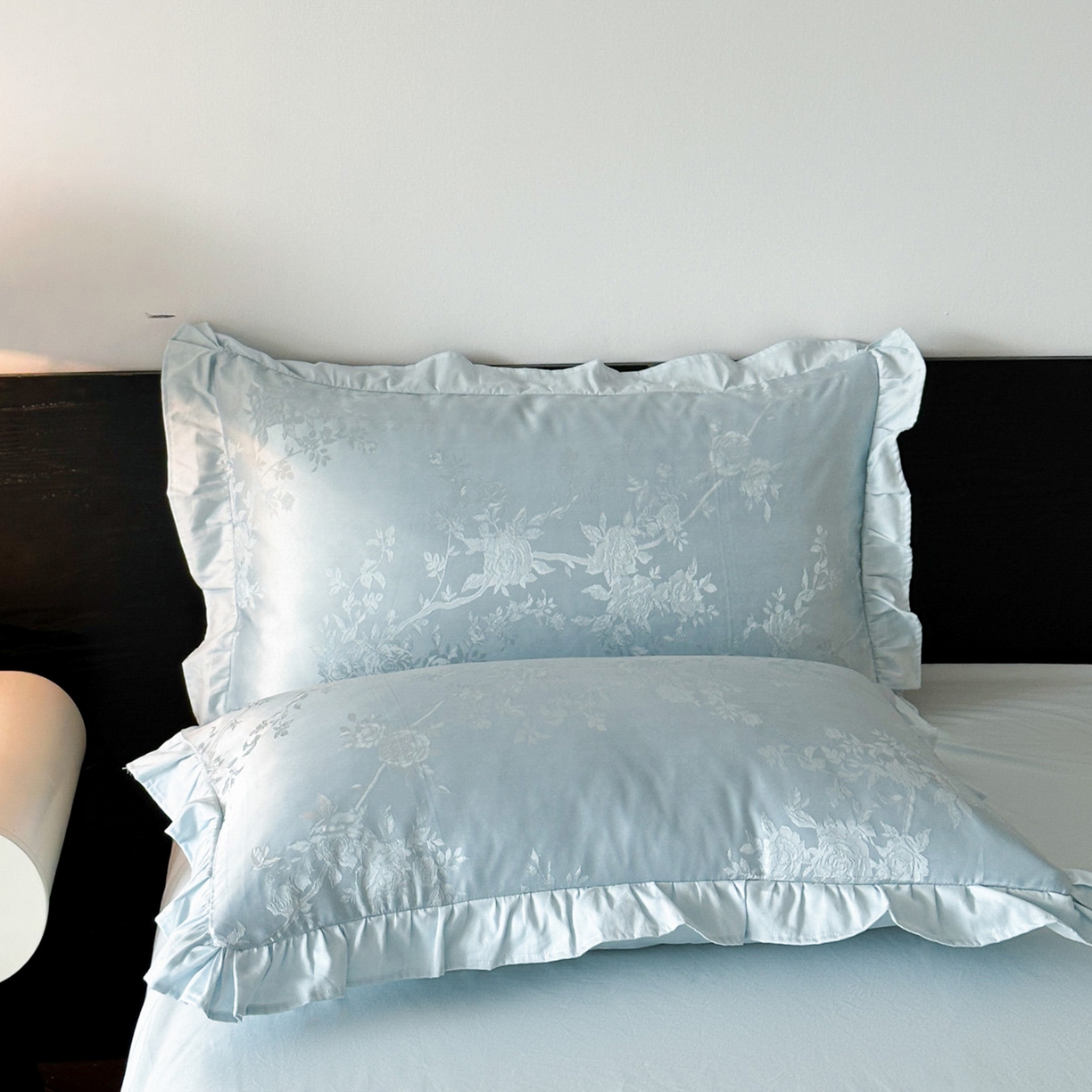 91家纺网 家纺一手货源 找家纺 帝王家纺 2025新款法式小清新秋冬季加厚保暖磨毛提花四件套-繁花 繁花-蓝