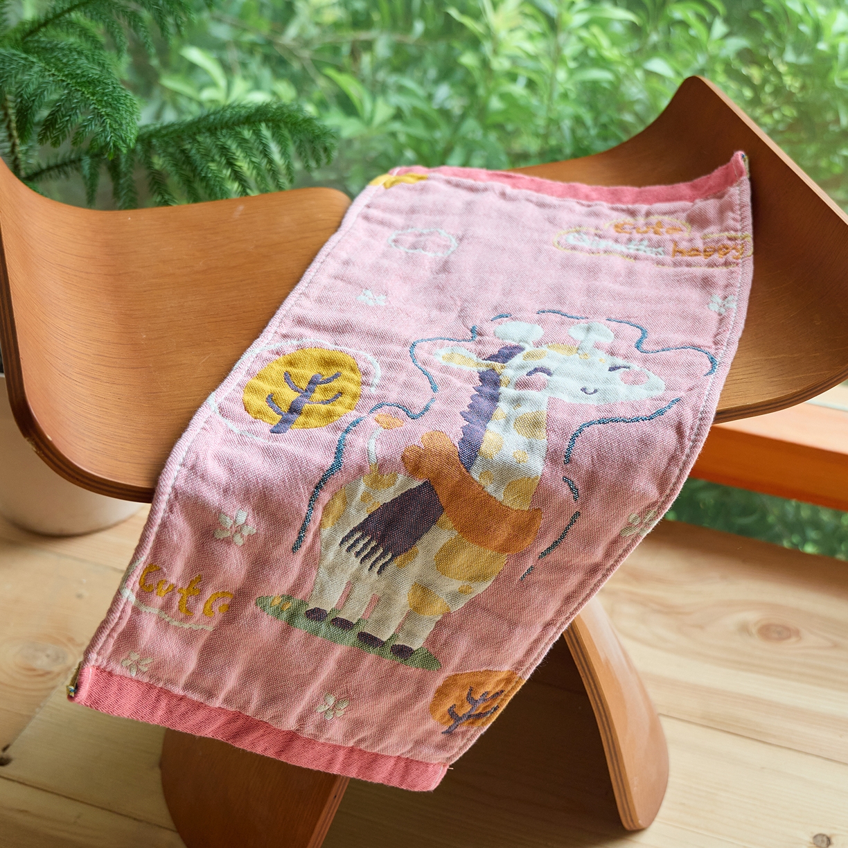 91家纺网 家纺一手货源 找家纺 （总）沐瑟家纺 2025新款全棉纱布儿童卡通小毛巾