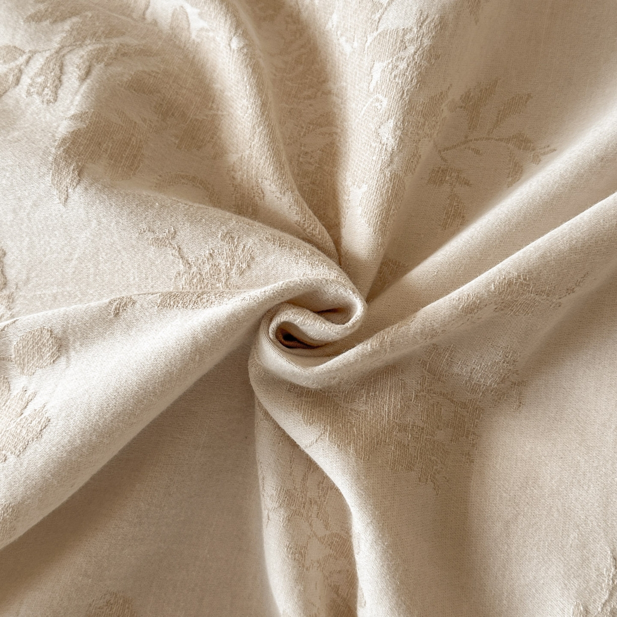 91家纺网 家纺一手货源 找家纺 宜代光年 2025新款亚麻大提花贡缎磨毛四件套-小清新风 露西亚-米麻