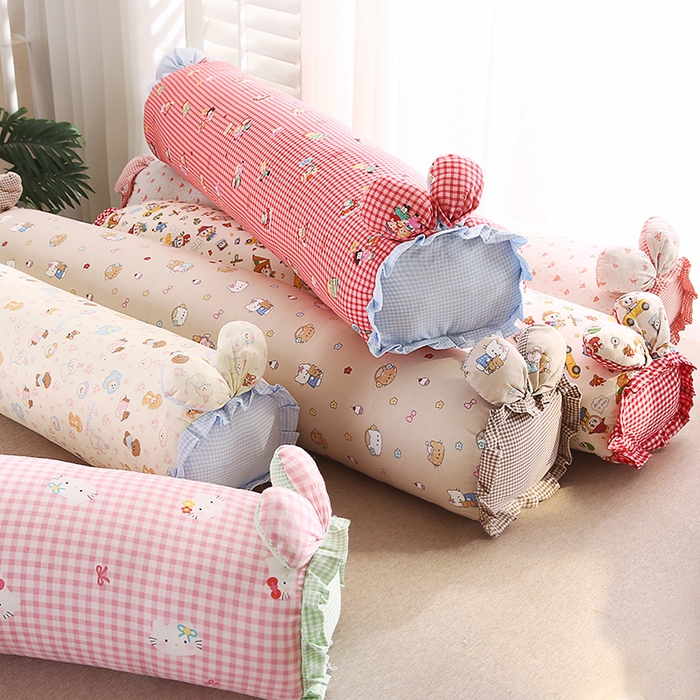 91家纺网 家纺一手货源 找家纺 （总）金牛枕芯 2025新款A类全棉双层纱印花长枕头枕芯