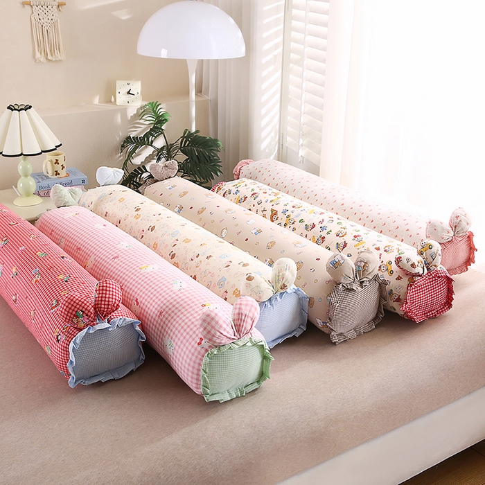 91家纺网 家纺一手货源 找家纺 （总）金牛枕芯 2025新款A类全棉双层纱印花长枕头枕芯