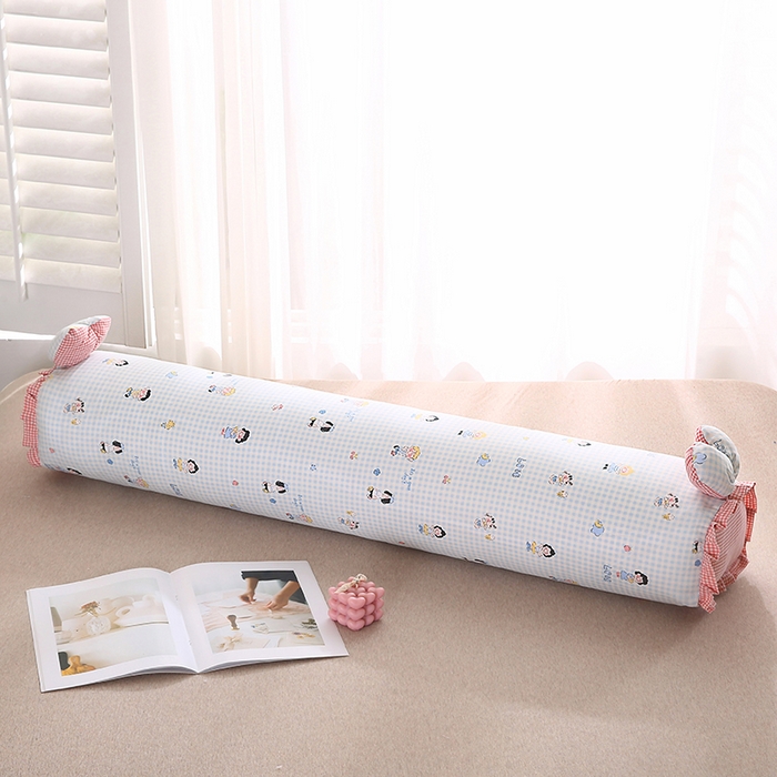 金牛枕芯 2025新款A类全棉双层纱印花长枕头枕芯 两小无猜