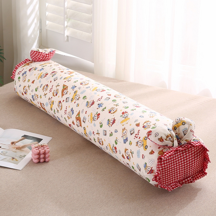 91家纺网 家纺一手货源 找家纺 金牛枕芯 2025新款A类全棉双层纱印花长枕头枕芯 拉嘟嘟