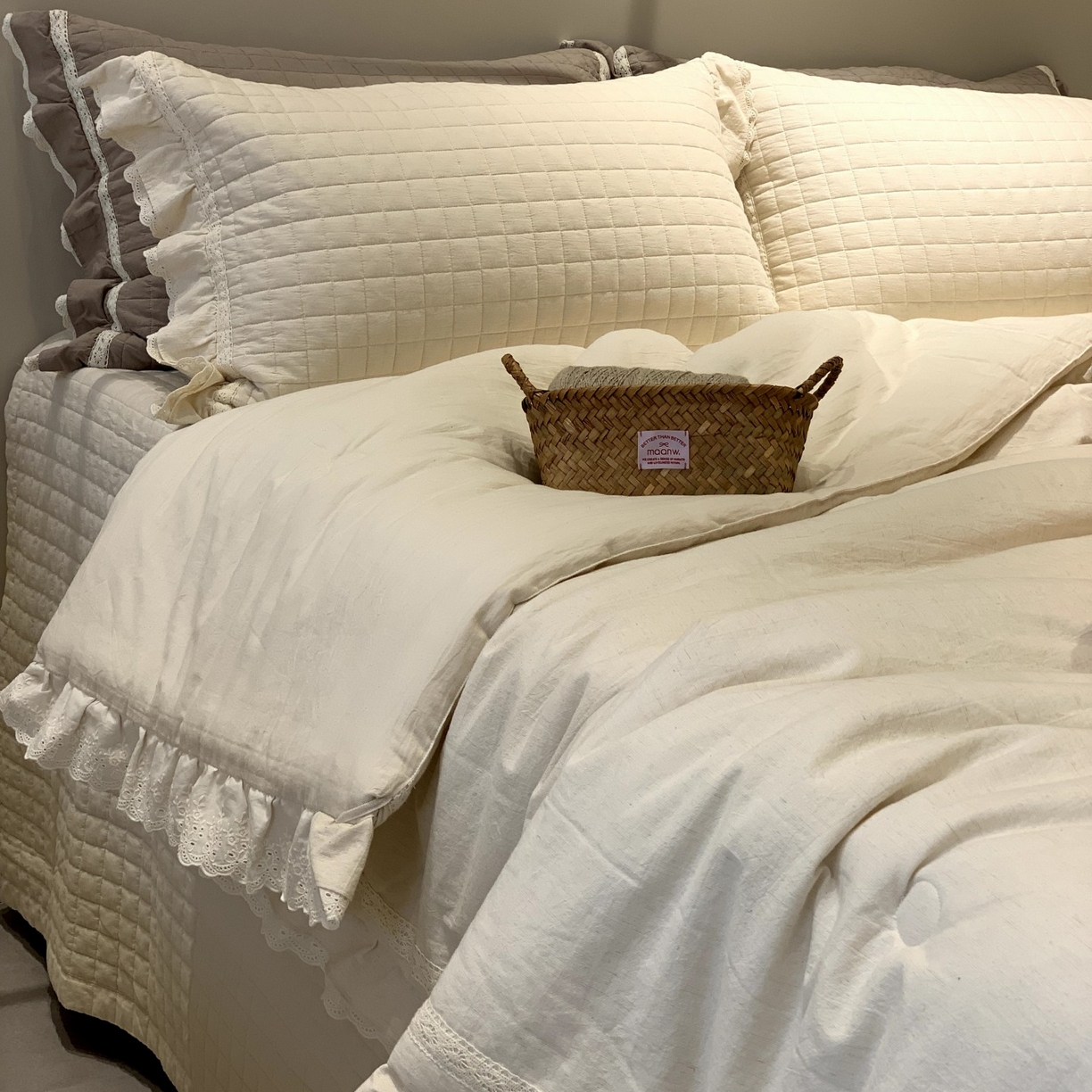 91家纺网 家纺一手货源 找家纺 （总）汇庭 2025秋冬新款棉与麻春秋极简床盖系列