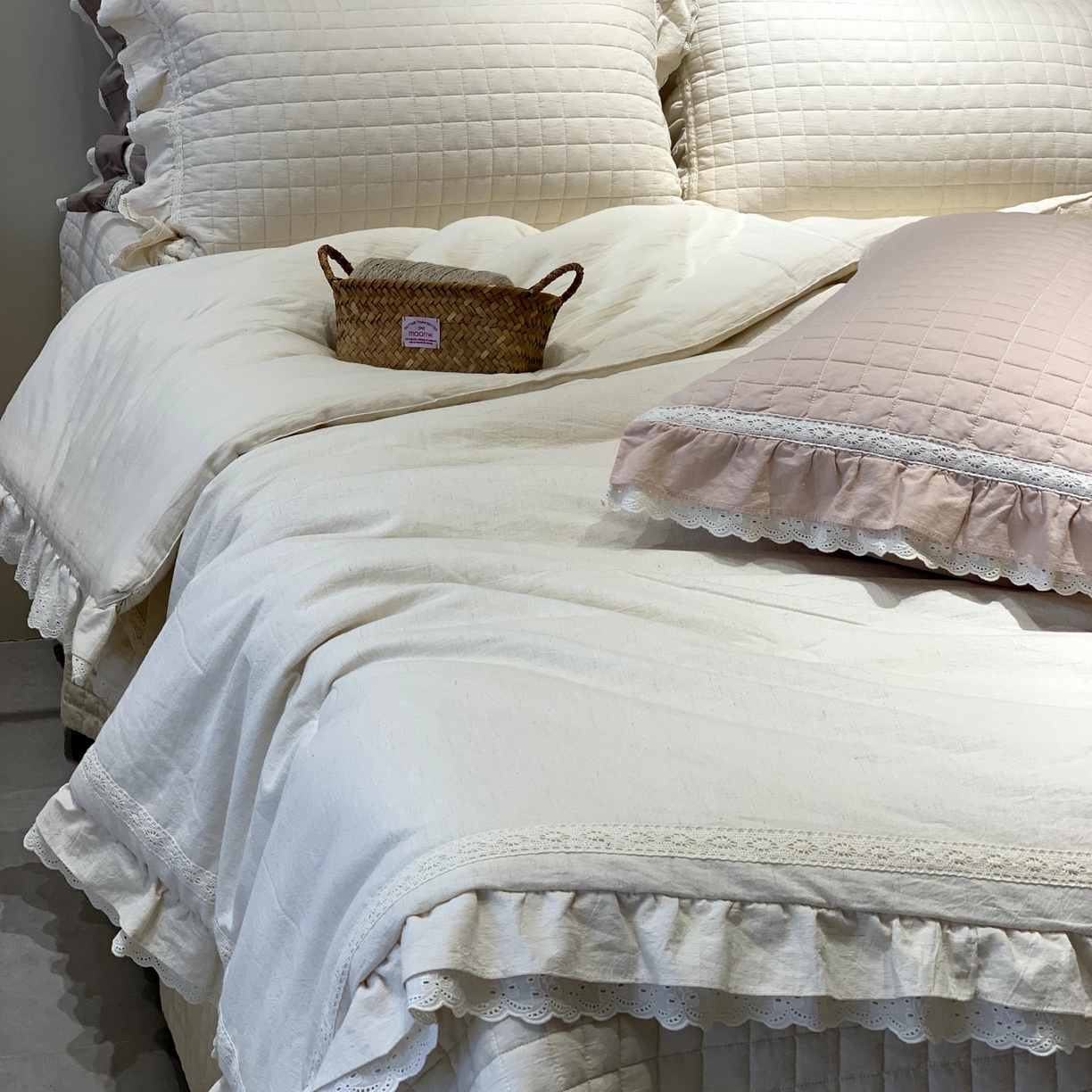 91家纺网 家纺一手货源 找家纺 （总）汇庭 2025秋冬新款棉与麻春秋极简床盖系列