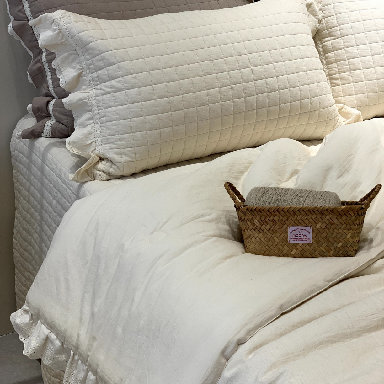 91家纺网 家纺一手货源 找家纺 （总）汇庭 2025秋冬新款棉与麻春秋极简床盖系列