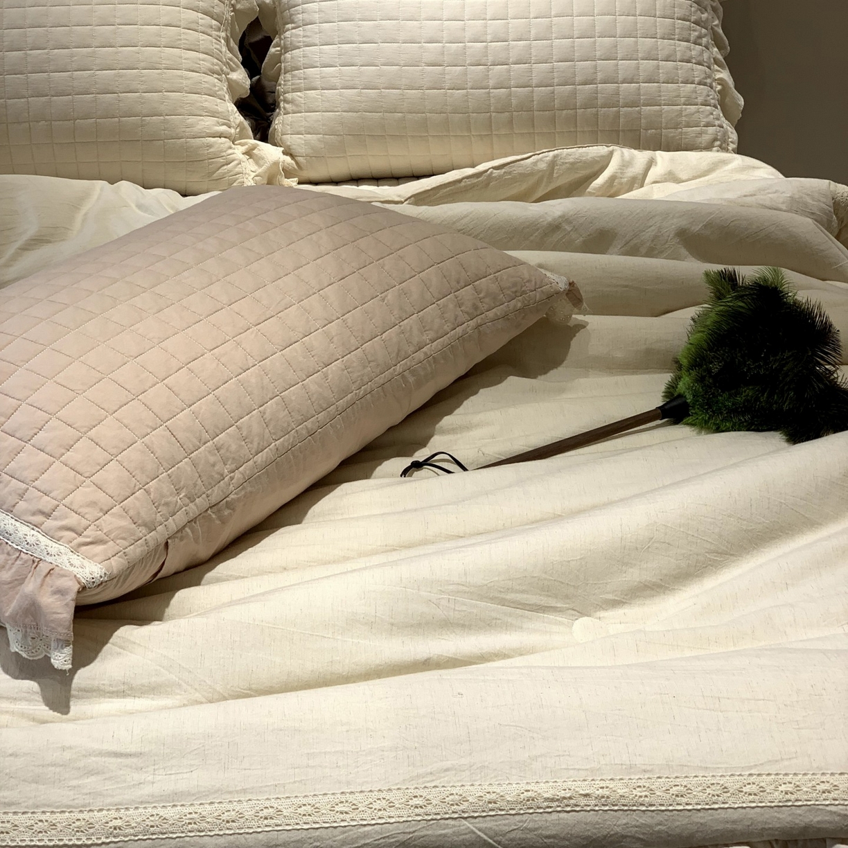 91家纺网 家纺一手货源 找家纺 （总）汇庭 2025秋冬新款棉与麻春秋极简床盖系列