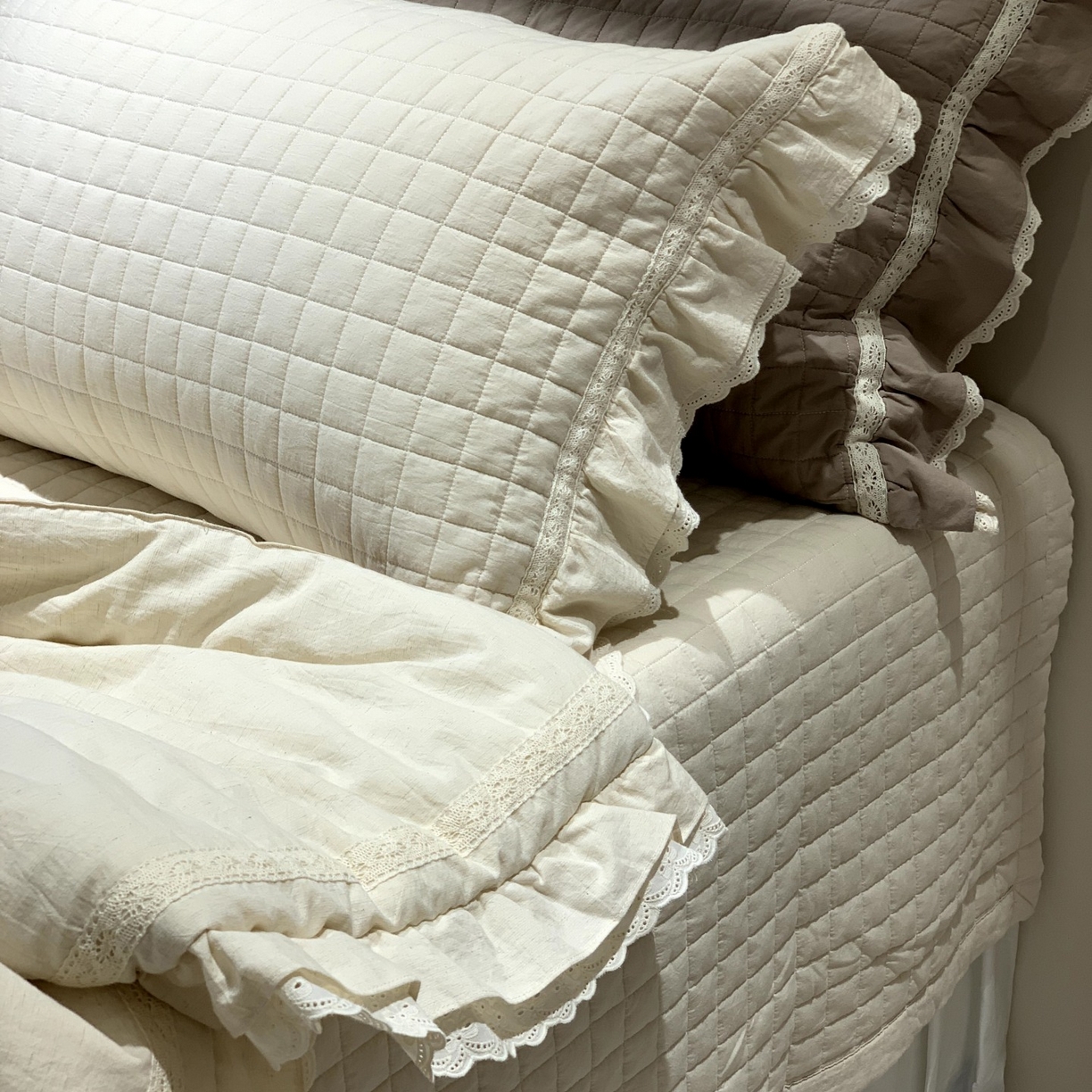 91家纺网 家纺一手货源 找家纺 （总）汇庭 2025秋冬新款棉与麻春秋极简床盖系列