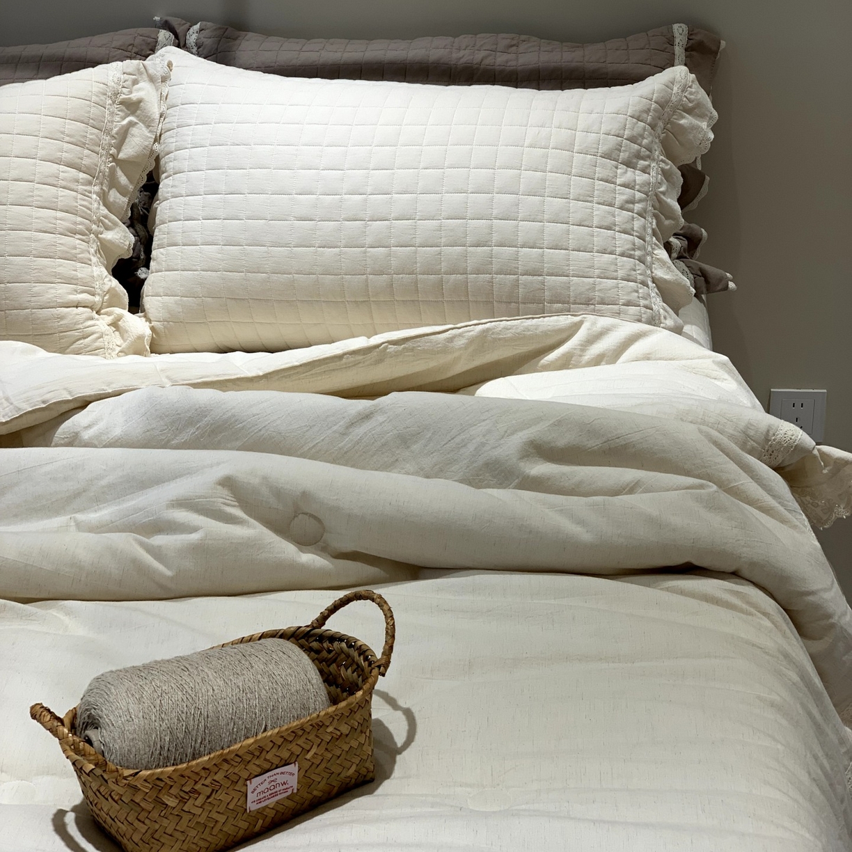 91家纺网 家纺一手货源 找家纺 （总）汇庭 2025秋冬新款棉与麻春秋极简床盖系列