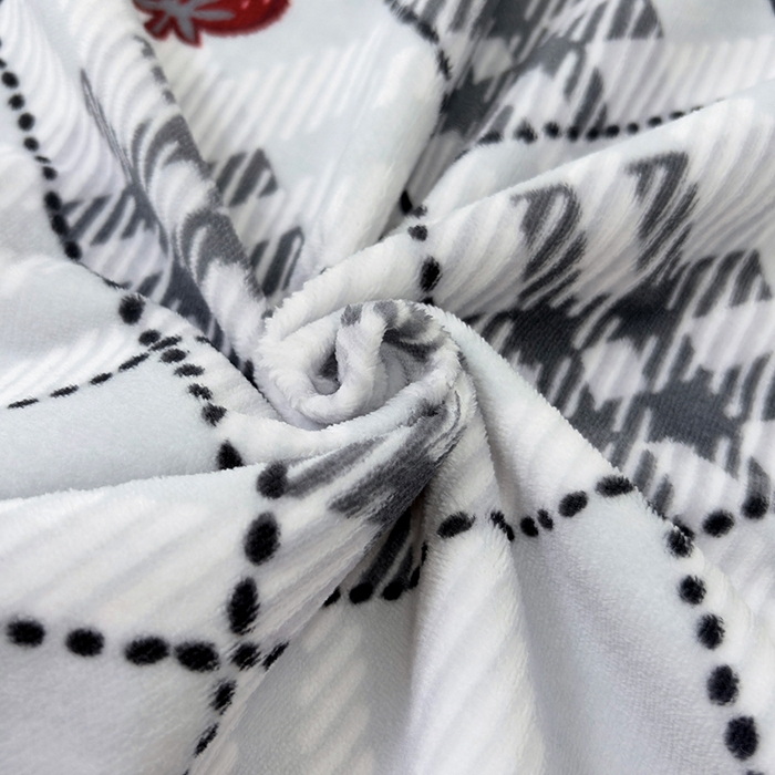 91家纺网 家纺一手货源 找家纺 茗婷家纺 2025新款牛奶绒防水床单隔尿垫供跨境外贸亚马逊秋冬热款 mm格灰