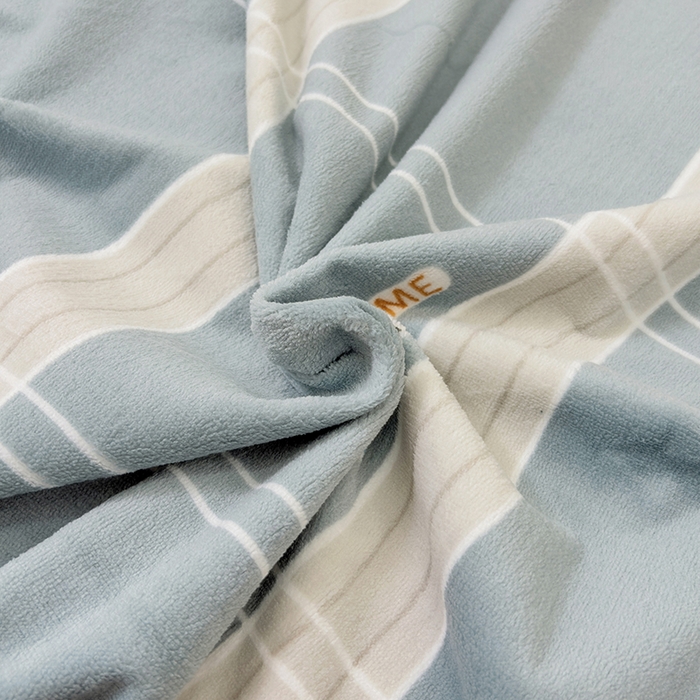 91家纺网 家纺一手货源 找家纺 茗婷家纺 2025新款牛奶绒防水床单隔尿垫供跨境外贸亚马逊秋冬热款 灰格子