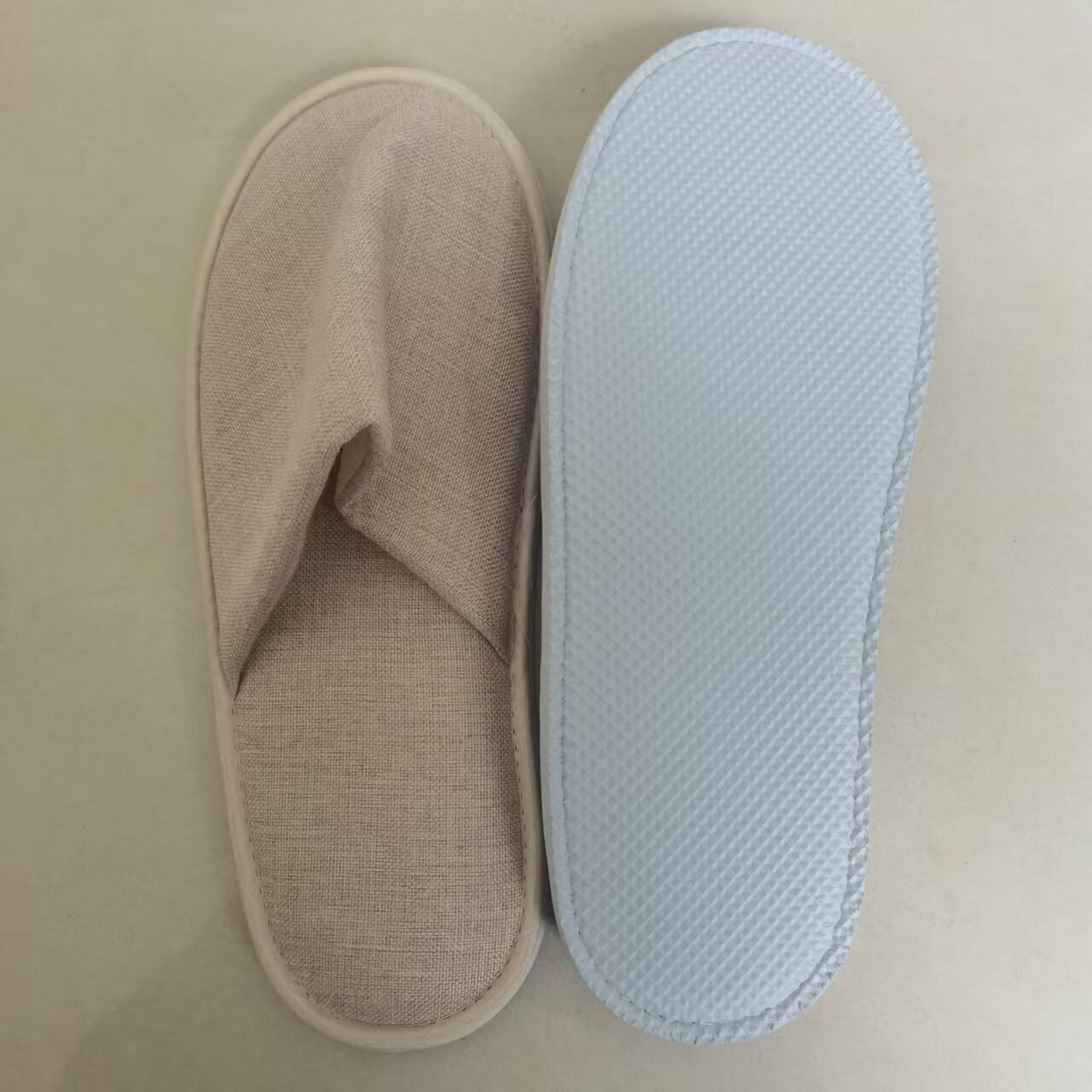 （總）安力森/誠臻酒店用品 2025新款星級酒店民宿專用亞麻防滑待客拖鞋