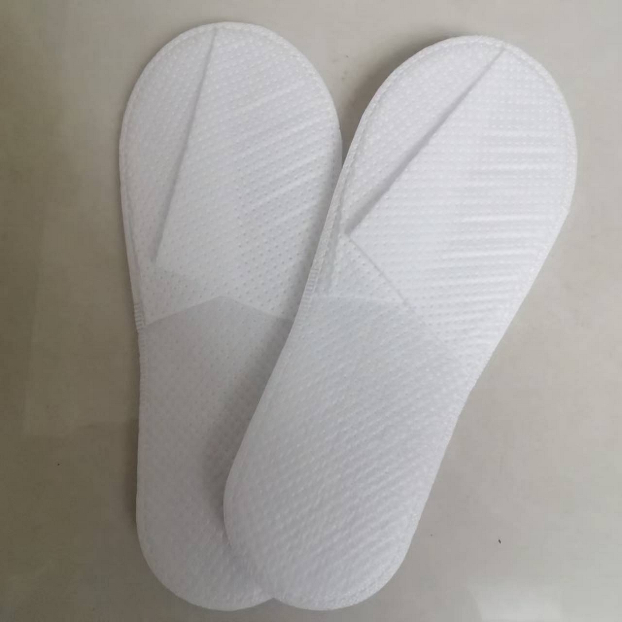 91家纺网 家纺一手货源 找家纺 （总）安力森/诚臻酒店用品 2025新款酒店民宿专用白色防滑 一次性拖鞋 客房待客简约舒适拖鞋