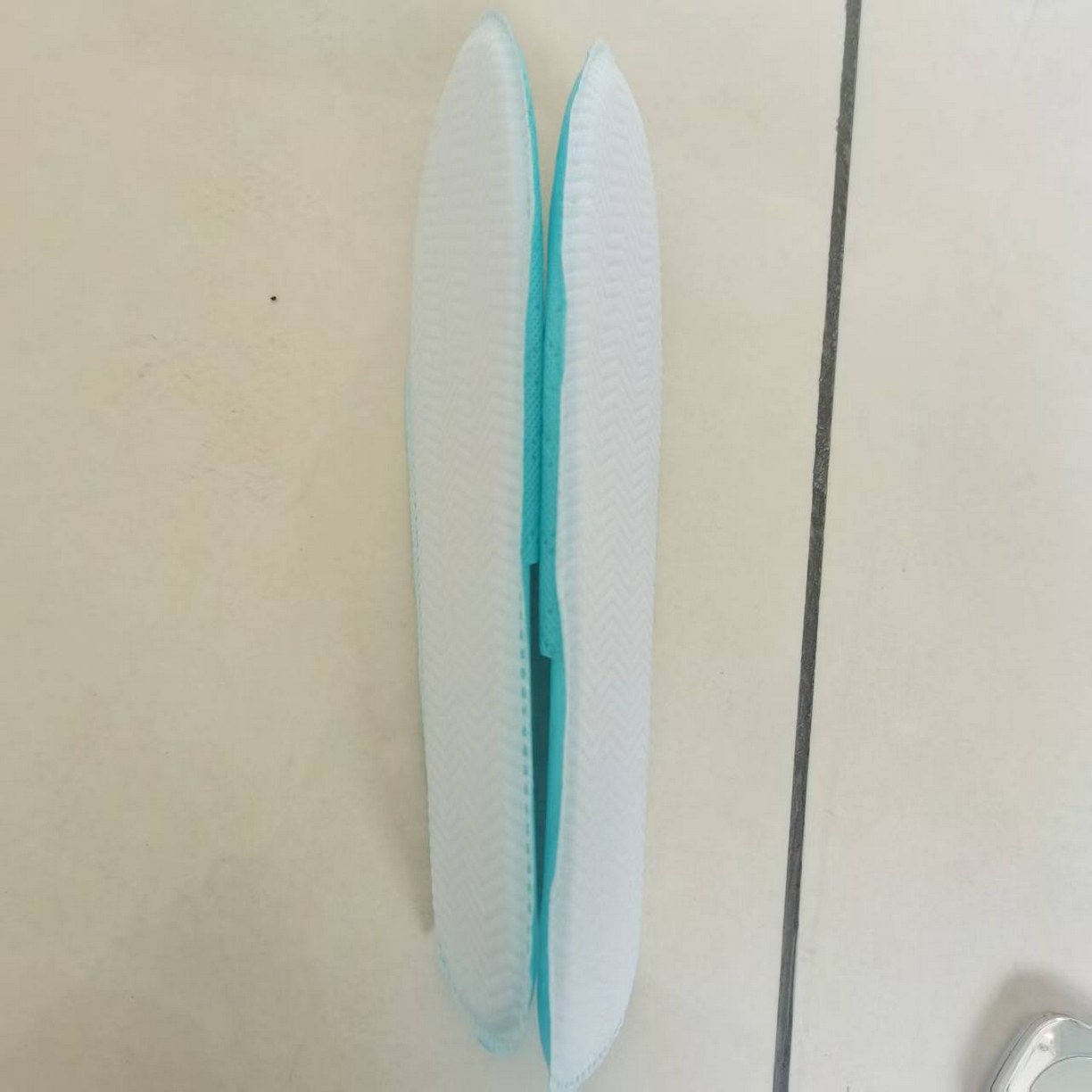 91家纺网 家纺一手货源 找家纺 （总）安力森/诚臻酒店用品 2025新款酒店民宿专用浅 蓝防滑待客拖鞋 客 房一次性简约舒适拖鞋