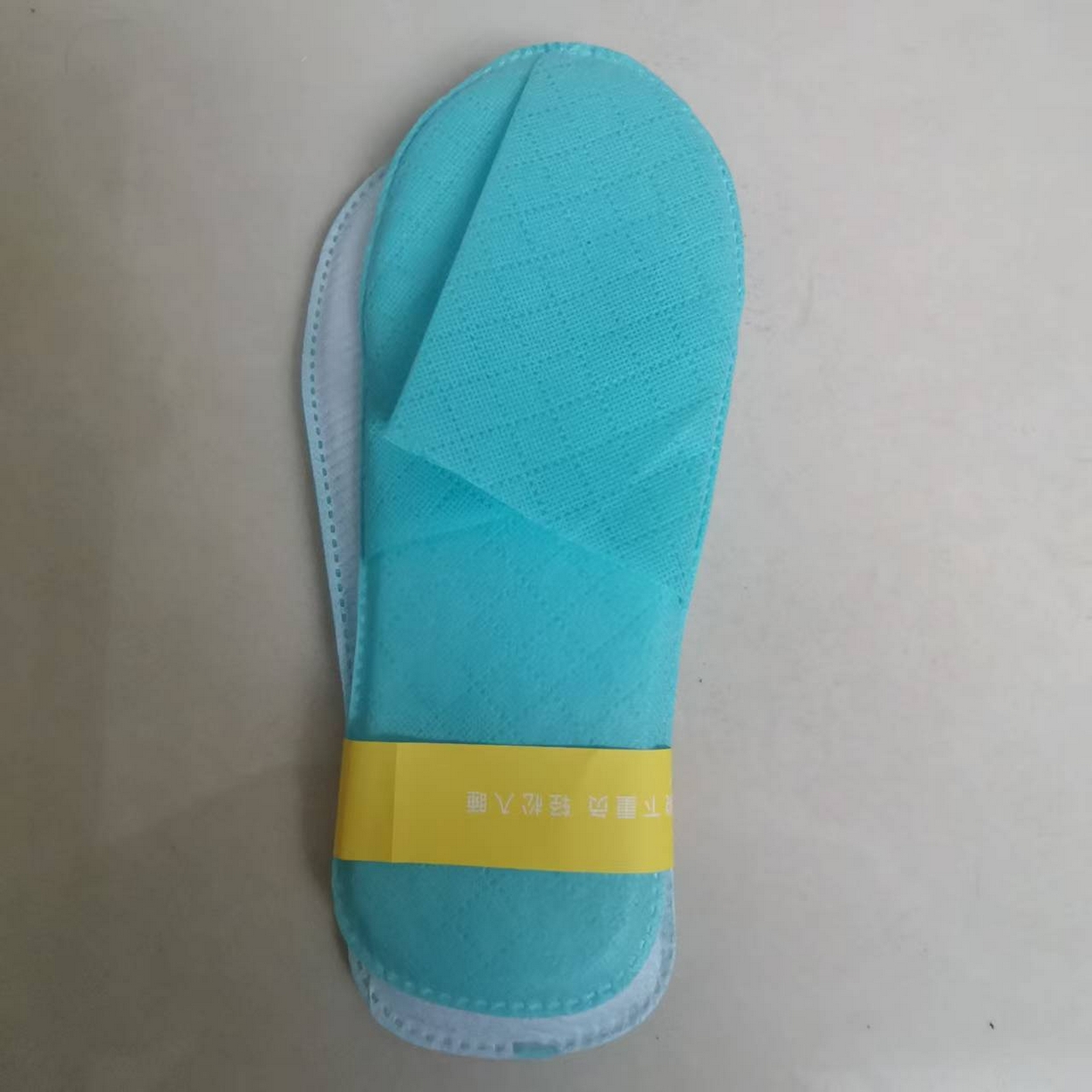 91家纺网 家纺一手货源 找家纺 （总）安力森/诚臻酒店用品 2025新款酒店民宿专用浅 蓝防滑待客拖鞋 客 房一次性简约舒适拖鞋