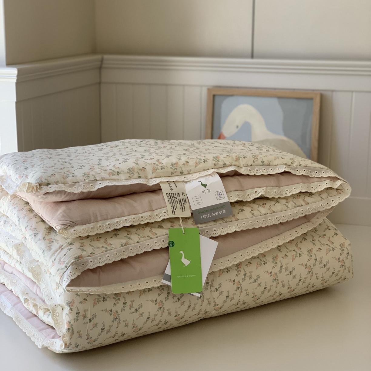 汇庭 2025秋冬新品慕斯春秋被子被芯系列 花意粉