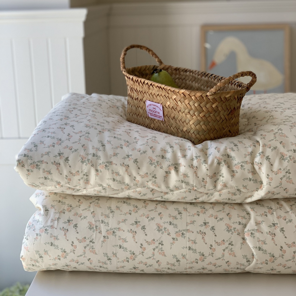 91家纺网 家纺一手货源 找家纺 汇庭 2025秋冬新品慕斯春秋被子被芯系列 花意粉