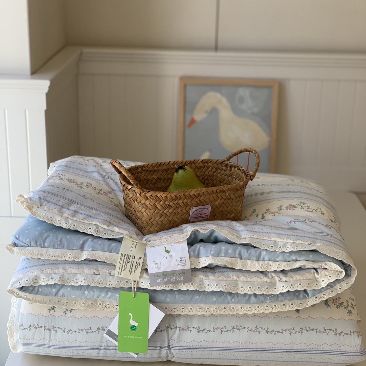 91家纺网 家纺一手货源 找家纺 汇庭 2025秋冬新品慕斯春秋被子被芯系列 晴天蓝