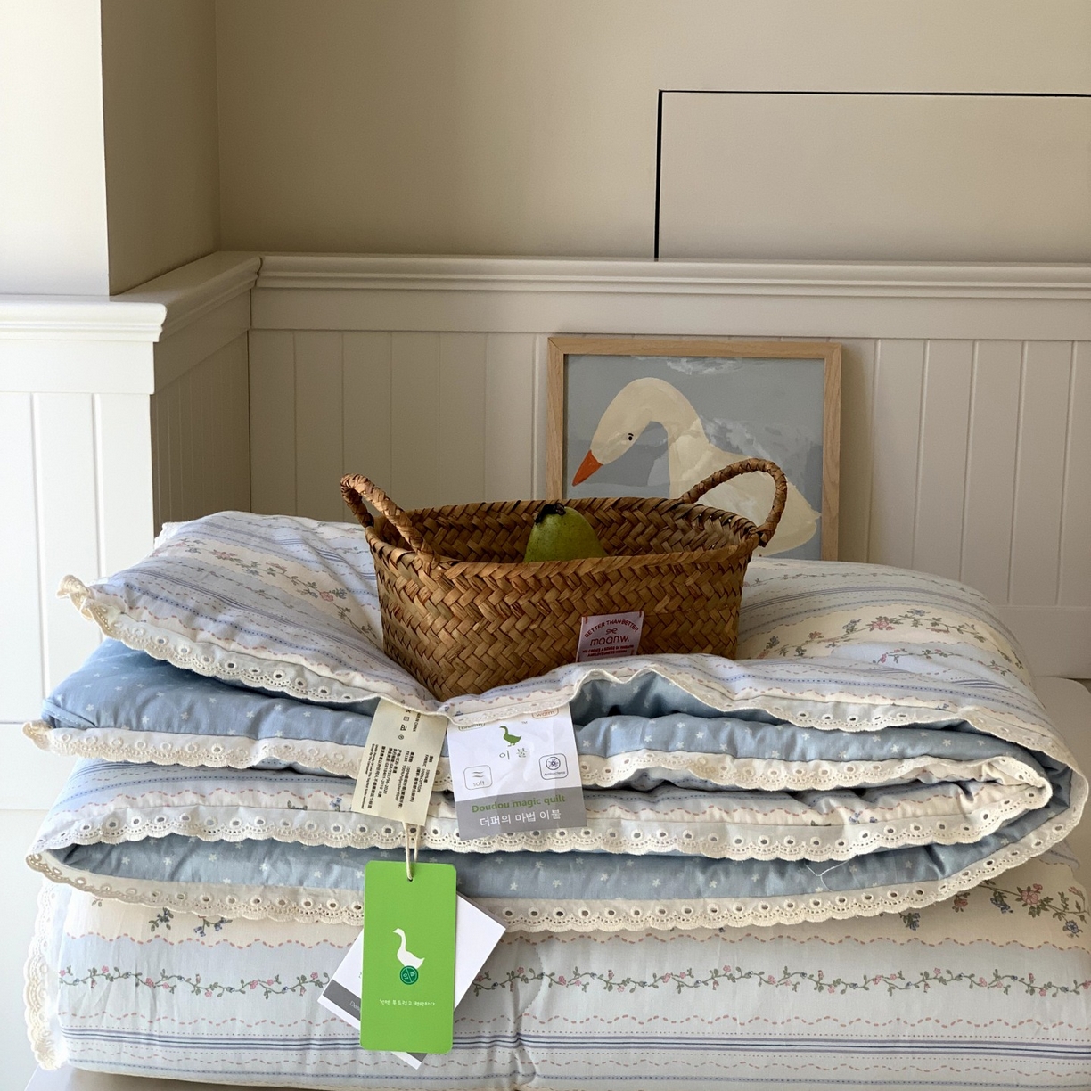 汇庭 2025秋冬新品慕斯春秋被子被芯系列 晴天蓝