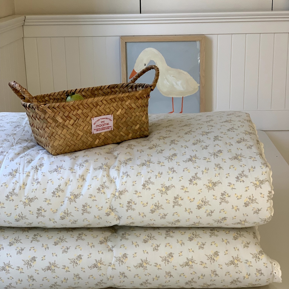 91家纺网 家纺一手货源 找家纺 汇庭 2025秋冬新品慕斯春秋被子被芯系列 花意绿