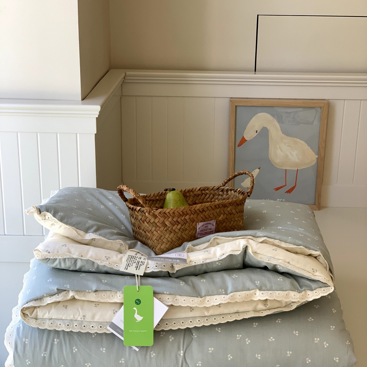 91家纺网 家纺一手货源 找家纺 汇庭 2025秋冬新品慕斯春秋被子被芯系列 甜甜樱桃蓝