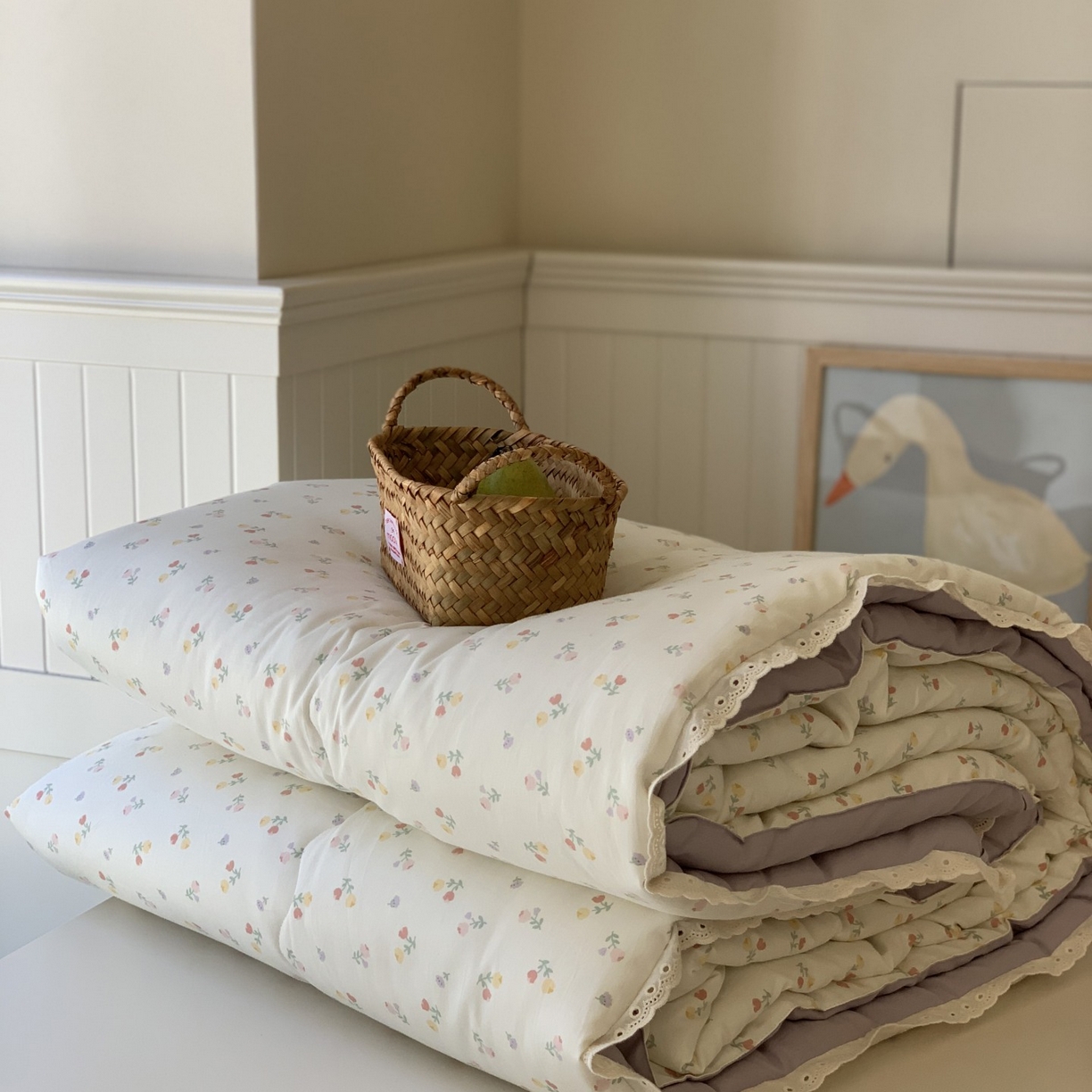 91家纺网 家纺一手货源 找家纺 汇庭 2025秋冬新品慕斯春秋被子被芯系列 紫风铃