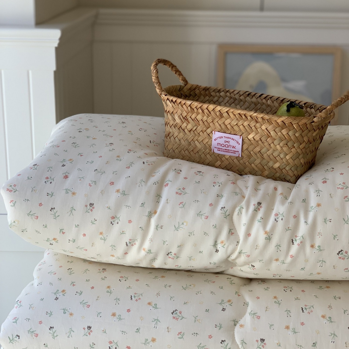 91家纺网 家纺一手货源 找家纺 汇庭 2025秋冬新品慕斯春秋被子被芯系列 小花点点