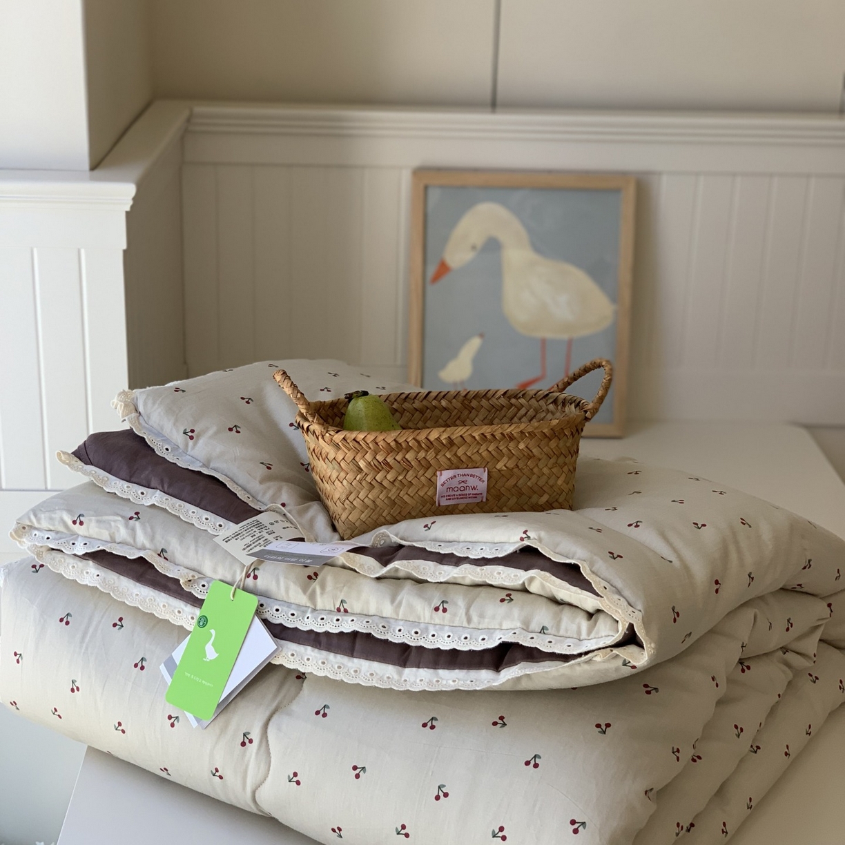 91家纺网 家纺一手货源 找家纺 汇庭 2025秋冬新品慕斯春秋被子被芯系列 甜甜樱桃紫