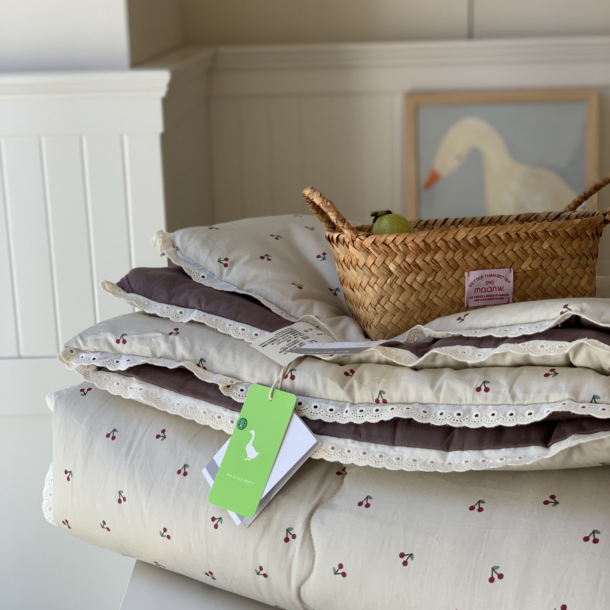 91家纺网 家纺一手货源 找家纺 汇庭 2025秋冬新品慕斯春秋被子被芯系列 甜甜樱桃紫