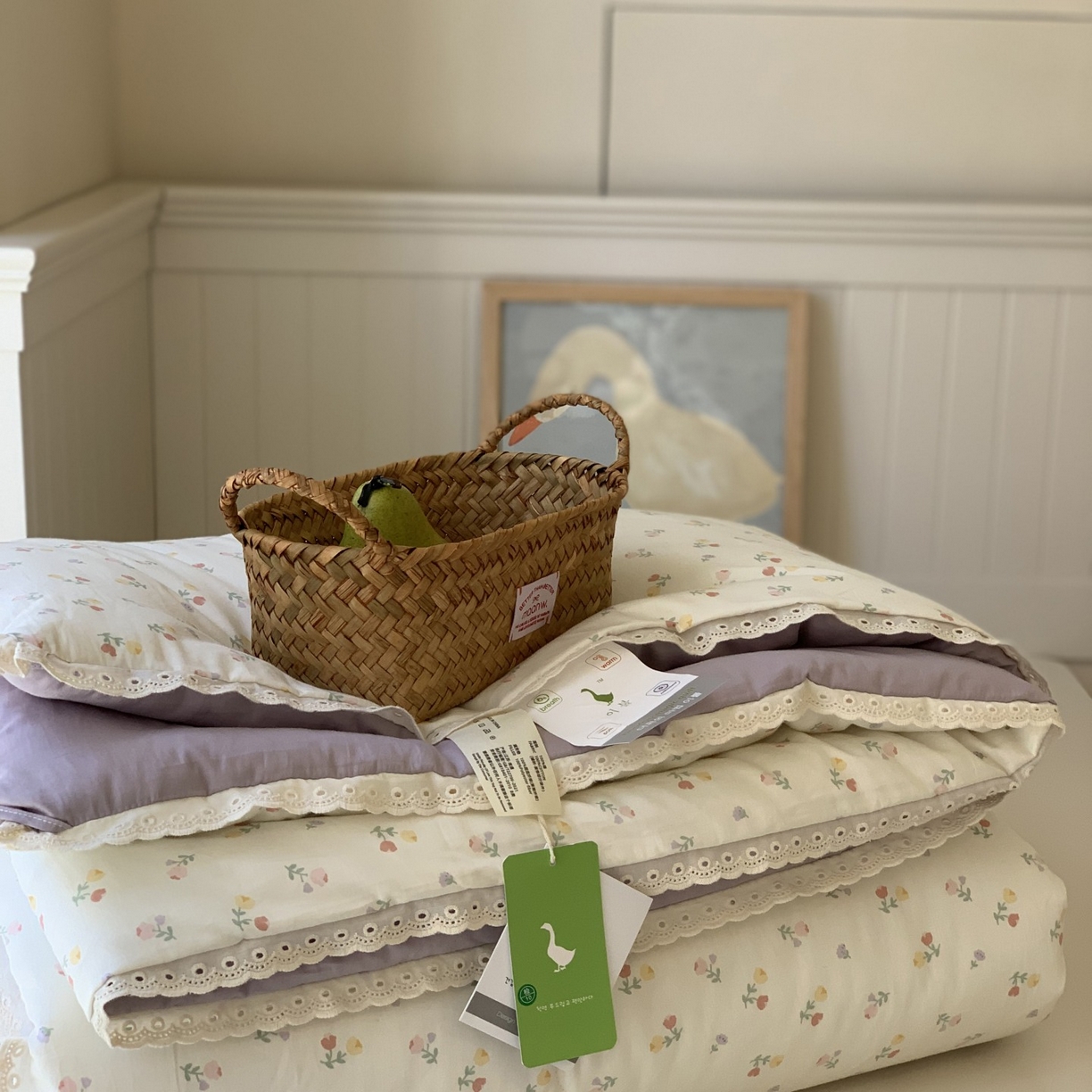 91家纺网 家纺一手货源 找家纺 汇庭 2025秋冬新品慕斯春秋被子被芯系列 紫风铃