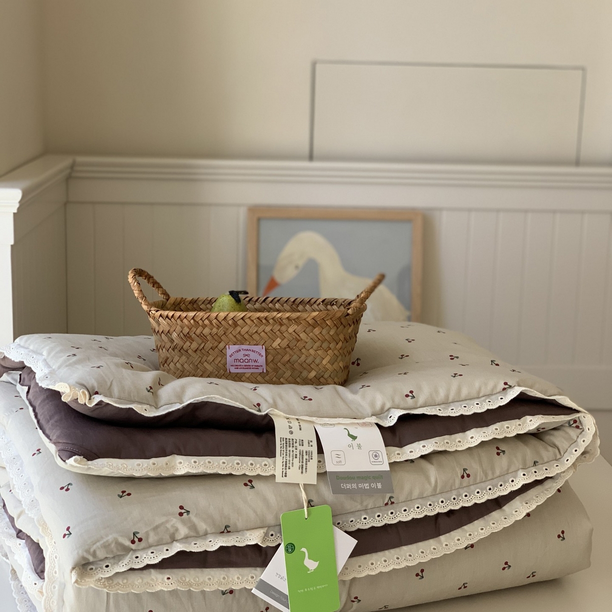 91家纺网 家纺一手货源 找家纺 汇庭 2025秋冬新品慕斯春秋被子被芯系列 甜甜樱桃紫