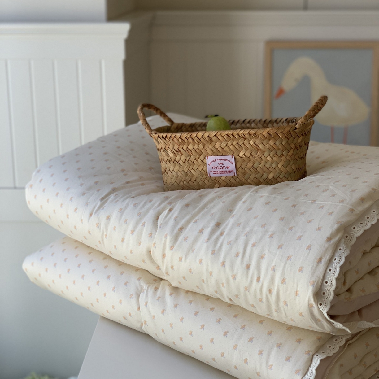 91家纺网 家纺一手货源 找家纺 汇庭 2025秋冬新品慕斯春秋被子被芯系列 美芽