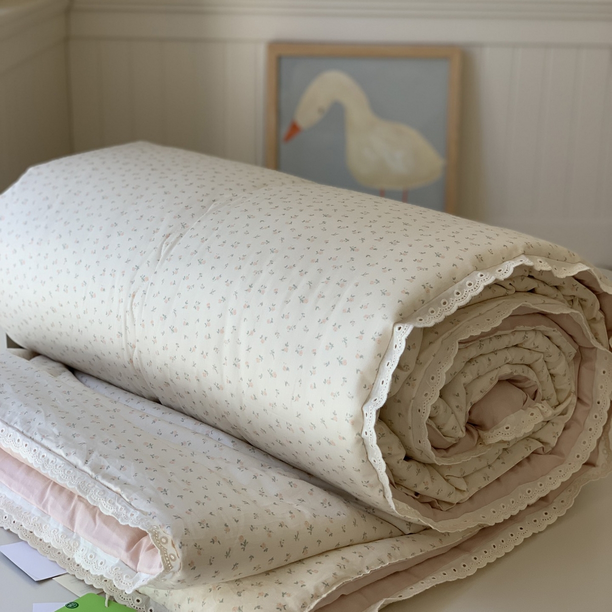 91家纺网 家纺一手货源 找家纺 汇庭 2025秋冬新品慕斯春秋被子被芯系列 美芽
