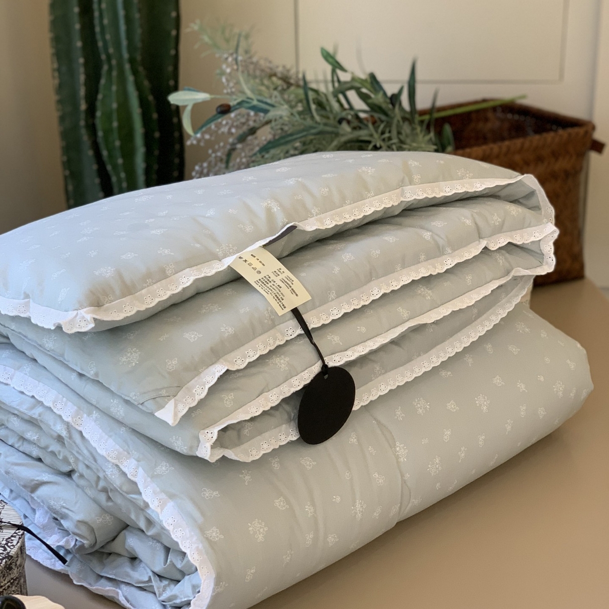 91家纺网 家纺一手货源 找家纺 汇庭 2025秋冬新品慕斯春秋被子被芯系列 暖心蓝