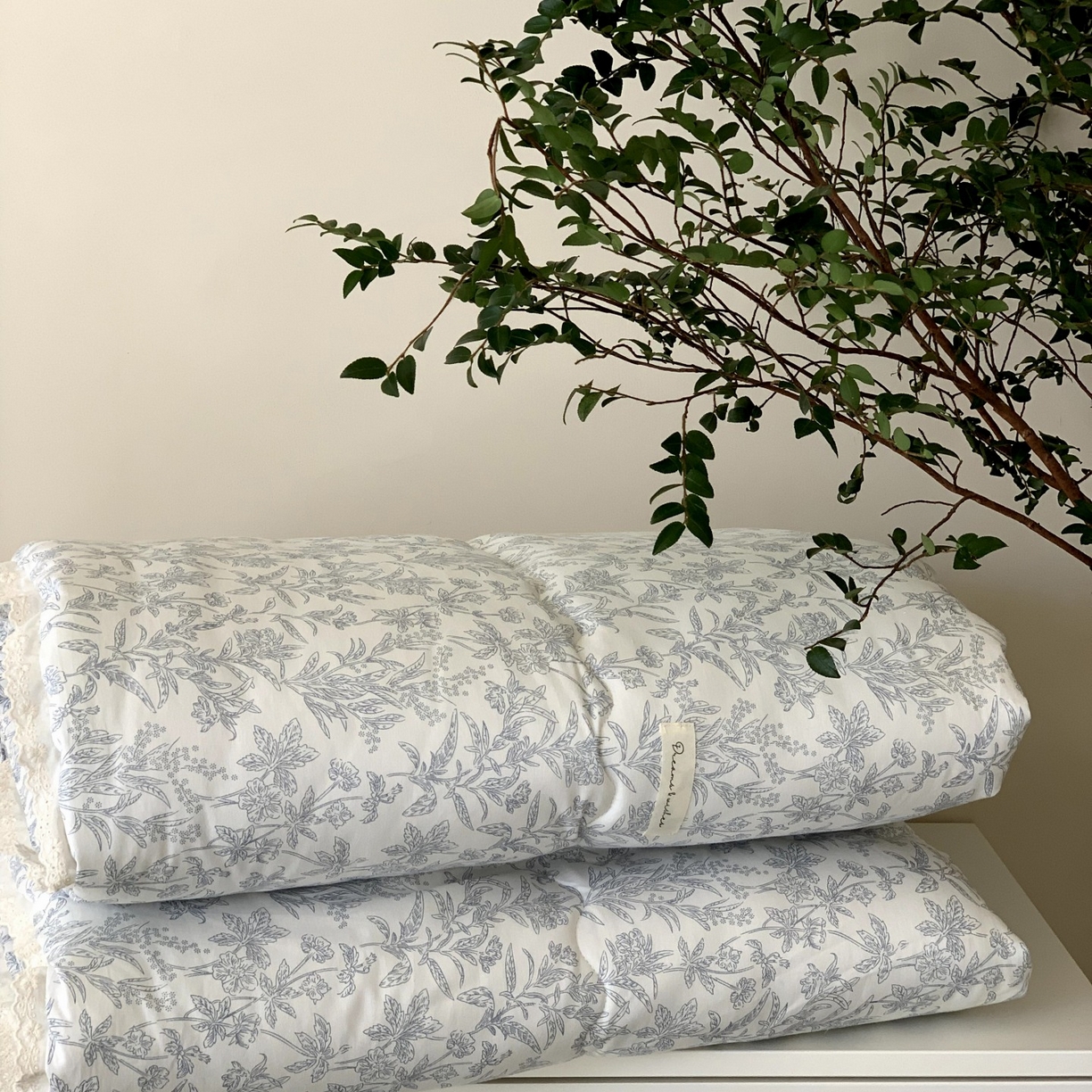 91家纺网 家纺一手货源 找家纺 汇庭 2025秋冬新品慕斯春秋被子被芯系列 美美蓝