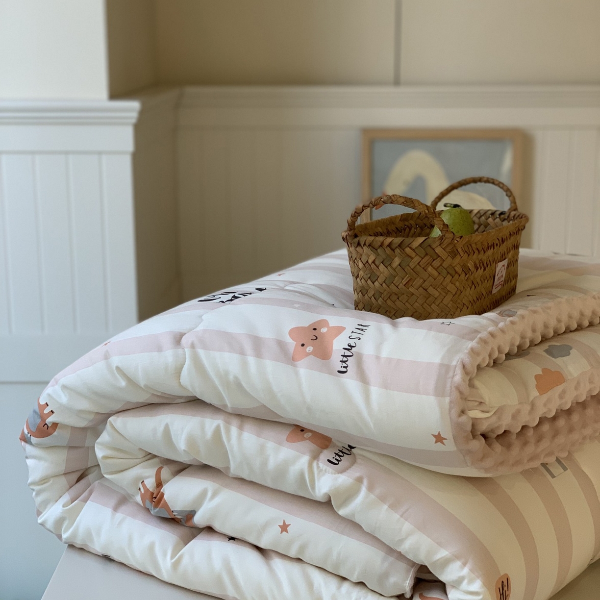 汇庭 2025秋冬新品60s长绒棉单人豆豆冬被子被芯 星云象