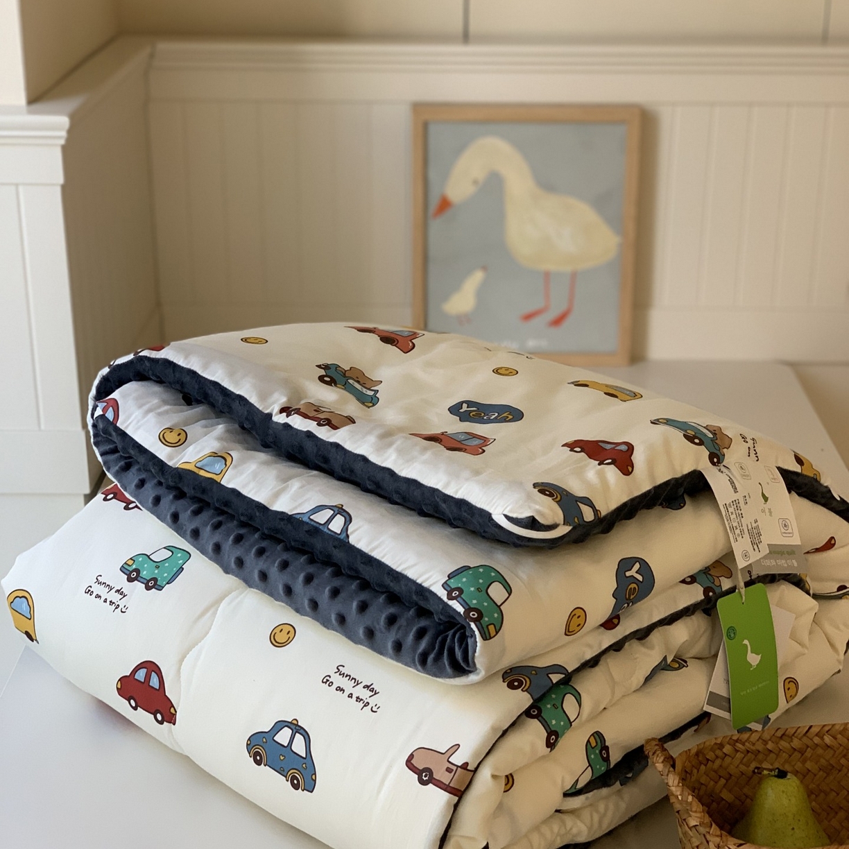 91家纺网 家纺一手货源 找家纺 汇庭 2025秋冬新品60s长绒棉单人豆豆冬被子被芯 汽车派